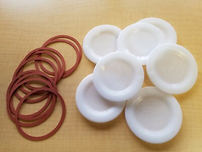 #ad Authentic TATTLER E Z SEAL REUSABLE Canning Lids amp; Rings 2 Doz WIDE Mouth BULK $27.00