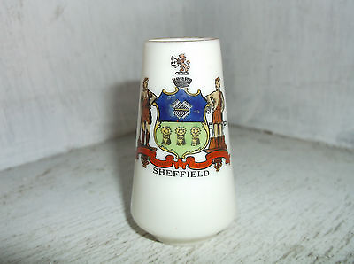 #ad Souvenir For J B Eaton Egyptian Pottery SHEFFIELD Crest Ware Miniature Vase $8.79