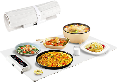 #ad Electric Warming Tray Portable Food Warmer with Time Moders Locking Function A $103.86