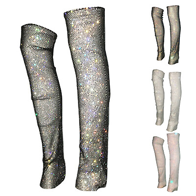 #ad Womens Covers Hollow Out Leg 1 Pair Fishnet Nightclub Socks Party Warmer Dance $9.19