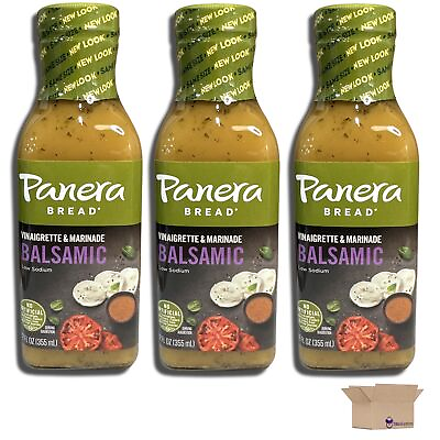 #ad Balsamic Vinaigrette Salad Dressing amp; Marinade by Panera 12 Ounce Pack of 3 $26.99