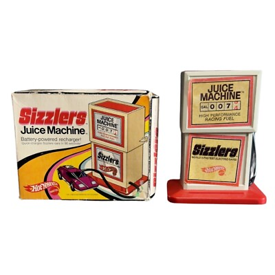#ad Vintage Hot Wheels Sizzler Juice Machine Recharger W Box Mattel 1969 6511 Toy $11.99