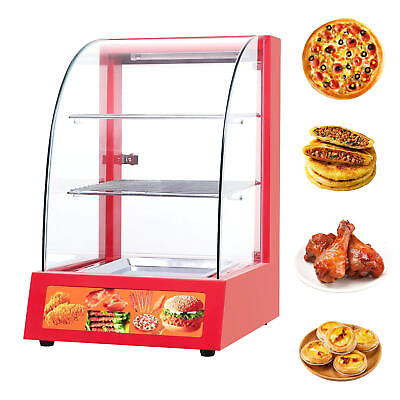 #ad Commercial Electric Egg Tart Food Display Case Pizza Warmer Display Cabinet $241.51
