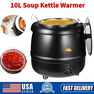 #ad Commercial Soup Kettle 400W 10L Electric Countertop Food Warmer Catering Buffet $56.04