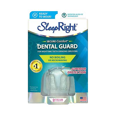 #ad SleepRight Secure Comfort Dental Guard Mouth Guard To Prevent Teeth Grinding ... $47.51