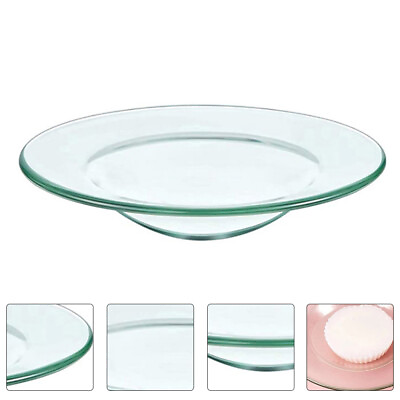#ad Round Glass Warmer Dish for Wax Melts and Oils 7CM $8.34