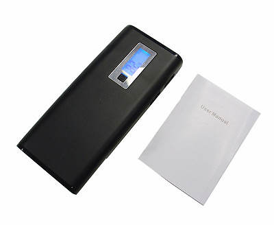 8000mAh Portable Power Bank Battery Charger with Digital LCD Display Black $9.99