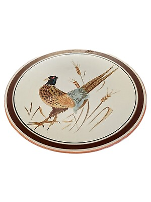 Stangl Pottery Pheasant Plate Game Bird Signed Vintage $30.00