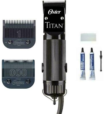 #ad Oster 76076 310 Titan 2 Speed Hair Clipper with Detachable #000 amp; #1 Brand New $159.95