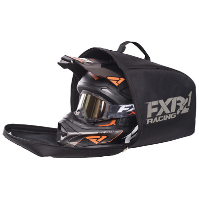 #ad #ad FXR Black Heavy Duty Helmet Bag Wear Resistant Waterproof MX Snowmobile Snocross $33.99