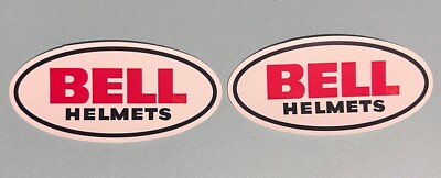 #ad 2 Bell Helmet Stickers *Glossy* Finish. Size: 2 5 8”X 1 3 8”. Self Adhesive $4.69