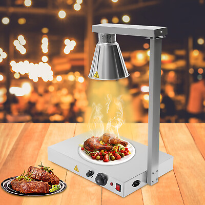 #ad Stainless Steel Buffet Catering Table Food Warmer Heater Lamp Kitchen Equipment $93.10