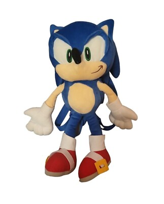 #ad Sonic The Hedgehog Plush Back Pack 18 Inches  $14.99