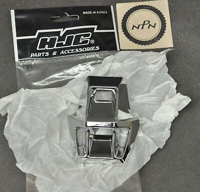 #ad New NOS HJC Helmet Replacement Vent Part Chin Mouth? Silver Color $9.99