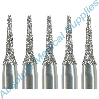 #ad *5 Pieces* NTI Diamond Bur Friction Grip Shank Fine Interdental 392 016F FG $21.99