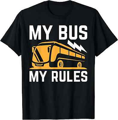 #ad #ad HOT School Bus Driver My Bus My Rules Bus Driver T Shirt Size S 5XL $25.99