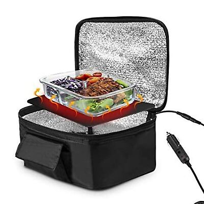 #ad #ad Car Oven 12V Electric Heated 90W Portable Car Food Warmer Oven Lunch Box With $32.99