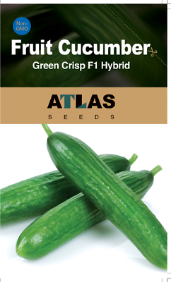 #ad Fruit Cucumber Green Crisp F1 Hybrid $2.99