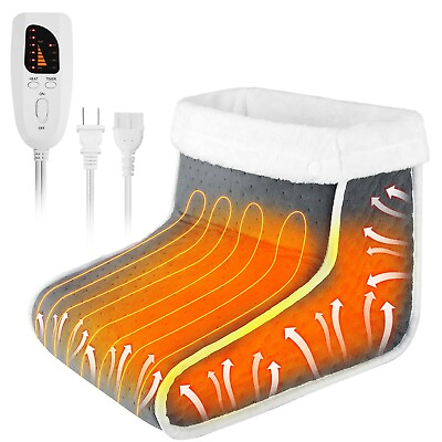 #ad Electric Heated Foot Warmers Men and Women Foot Heating Pad Winter Warm Heating $35.12