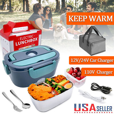 #ad Electric Lunch Box Food Warmer for Car Truck Work Portable Fast Food Heater US $39.51