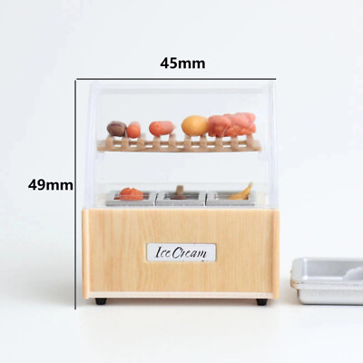 1SET 1:24 Scale Dollhouse Food Cabinet BBQ Store Miniature Plastic Set Accessory $10.59
