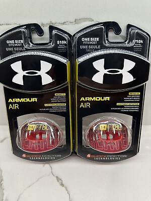 #ad #ad New Under Armour Air Shock Doctor Technologies One Size Mouth Piece 2 Pack Lot $35.00