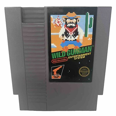 #ad Wild Gunman NES Nintendo Entertainment System 1985 Authentic Tested 5 Screw $44.99