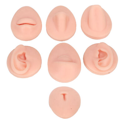 #ad Body Piercing Practice Model Simulation Silicone Ear Eye Nose Mouth Tongue A BOO $21.11