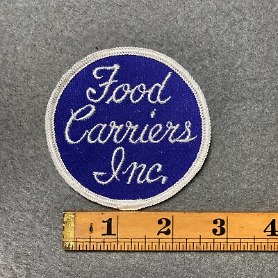 Vintage Food Carriers Inc Trucking Patch I3 $5.00