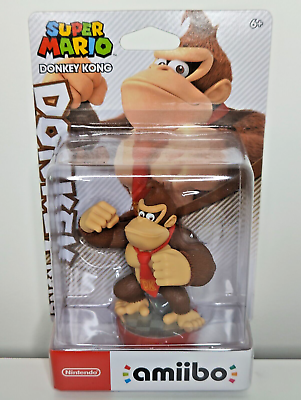 #ad NEW Donkey Kong amiibo Super Mario series Nintendo 3DS Wii U party 10 DK $19.95
