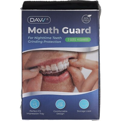 #ad Mouth Guard For Night Time Bruxism Teeth Grinding Comfortable 2 Sizes 4 Guards $14.39