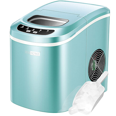 Electric Portable Ice Cube Maker Countertop 26lbs day w Self Cleaning Function $99.99