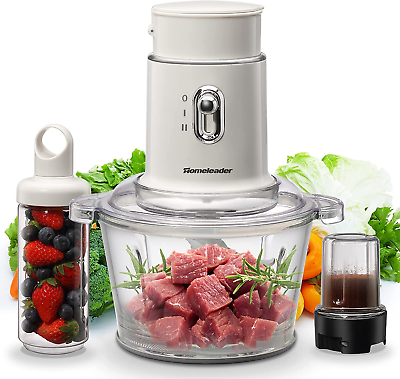 #ad #ad Electric Food Chopper Blender and Food Processor Combo 3 in 1 Food Grinder $79.63