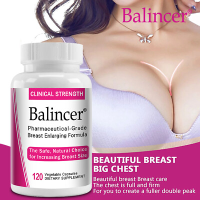 #ad Breast Enlargement Formula for Women Safe Natural Breast Enlargement 120Caps $14.94