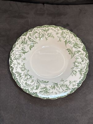 #ad W. Hulme Vintage Dish Plate Bowl Floral Green Ophir England 1902 $22.50