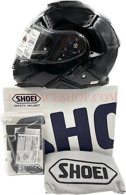 #ad Shoei Neotec II Helmet Gloss Black Size Large 0116010506 $530.00
