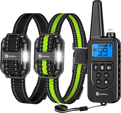 #ad Dog Shock Collar With Remote Waterproof Electric For Large 866 Yard Pet Training $8.59