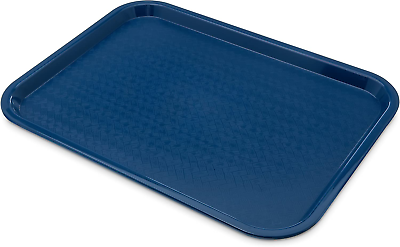 #ad CT121614 Café Standard Cafeteria Fast Food Tray 12quot; X 16quot; Blue $6.49