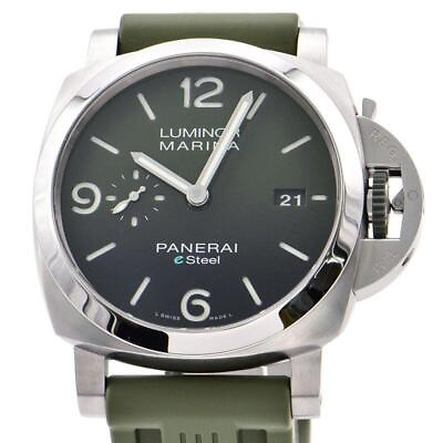 #ad PANERAI Men#x27;s Luminor Marina Verde Smeraldo PAM01356 Green Automatic #CS126 $8985.41