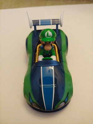 #ad Nintendo Wild Wing LUIGI Mariocart Pull Speed Race Car Kart 1:43 $9.99
