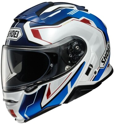 #ad #ad Open Box Shoei Adult Neotec II Respect Motorcycle Helmet White Blue Size Medium $594.99