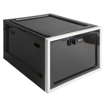 #ad Medicine Lock Box Refrigerator Food Lock Box Tablet Storage CabinetBlack J9X1 $46.05