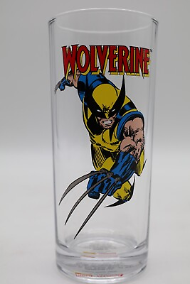 #ad #ad Wolverine Marvel Comics Glass Cup Pint Collectable Collector Merchandise $25.00