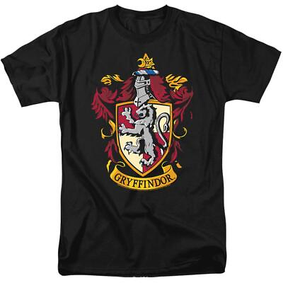 #ad Harry Potter Womens T shirt Gryffindor Crest Top Tee S XL Official GBP 13.99