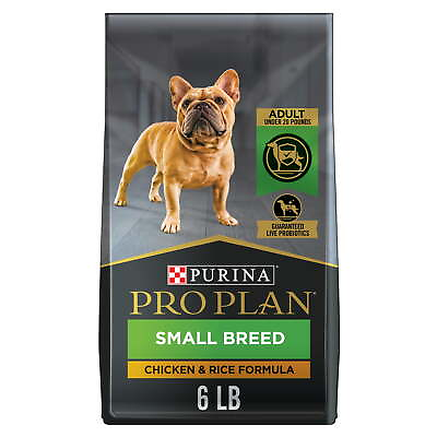 #ad Purina Pro Plan High Protein Small Breed Dog Food for Adult Dog Chicken 6 Lb Bag $19.65