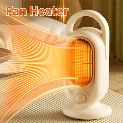 #ad Winter 1200W Mini Electric Fireplace 2 Gear Portable Fan Heater Space Hot Warmer $37.99
