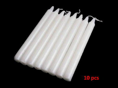 #ad 100pcs christmas Dinner Unscented Wedding parties White table Candles bar NEW $29.88
