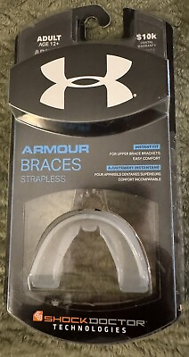 #ad #ad NEW Armour Braces Under Armour Mouth Guard Strapless Adult Age 12 $10.00