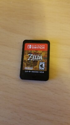 Nintendo Switch Zelda Breath of The Wild Cartridge Only Tested and Working $34.55