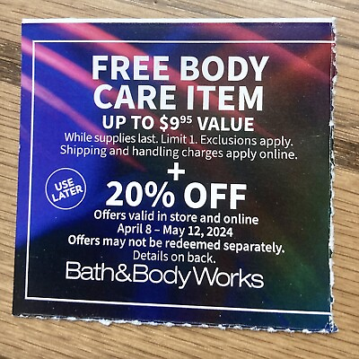 #ad #ad Bath amp; Body Works Coupon $10.98